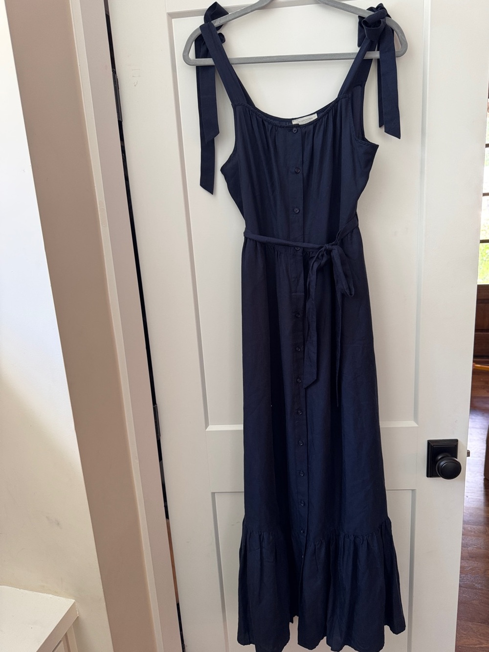 Outerknown Cotton and Silk Maxi Dress